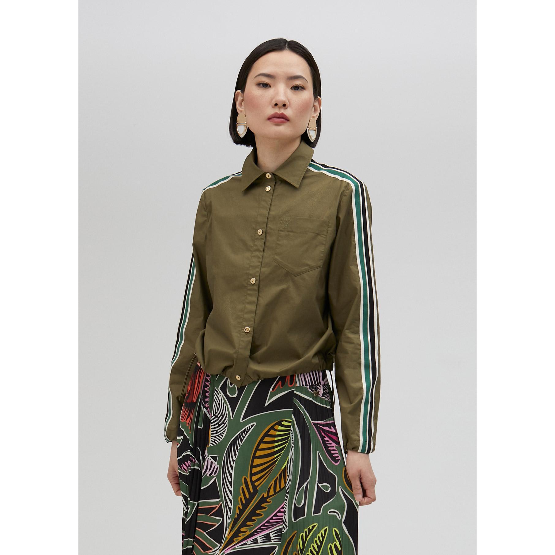 Camicia popeline con elastico