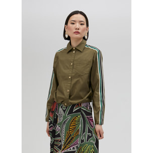 Camicia popeline con elastico