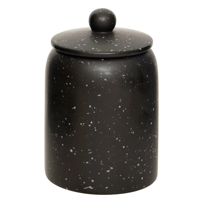 Boîte en céramique Wonja noir 10x10cm