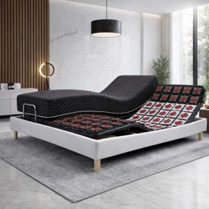 Matelas Ergonomique | Matelas mémoire de forme pour literie électrique |23cm