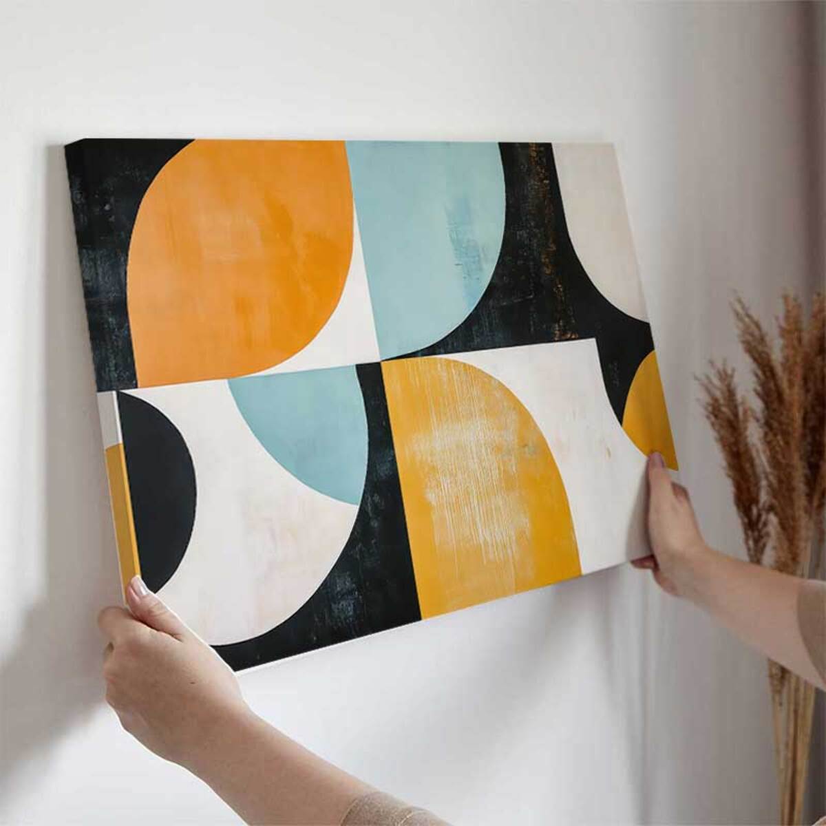 Tableau géométrique moderne Toile imprimée