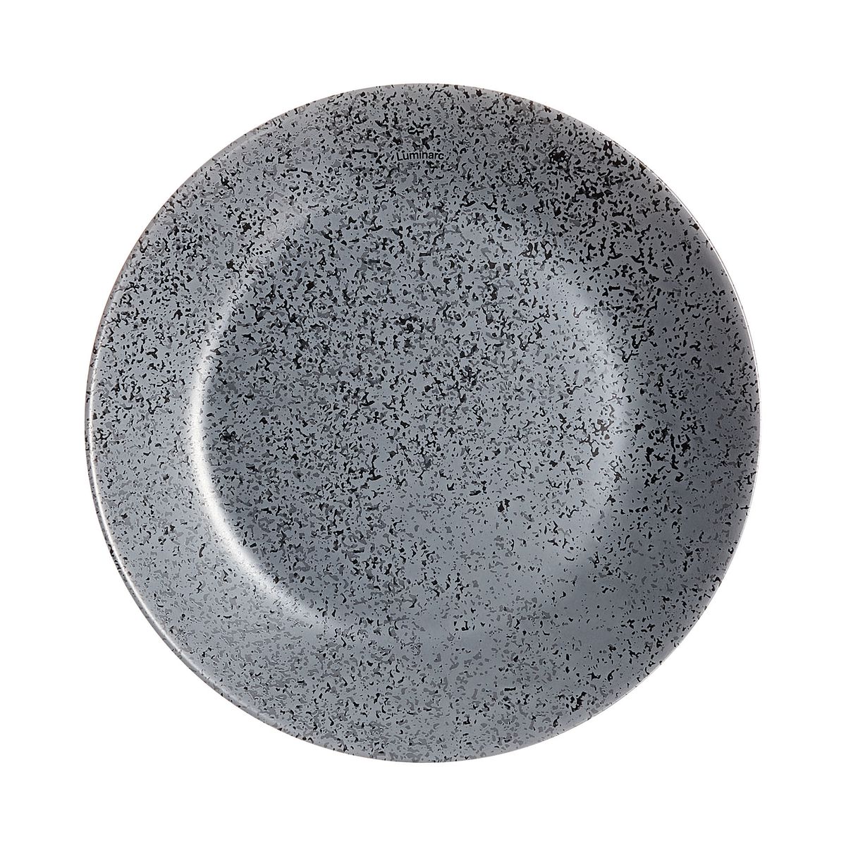 6 platos de postre negros 18 cm Slate - Luminarc