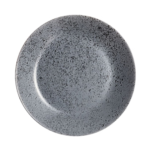 6 platos de postre negros 18 cm Slate - Luminarc