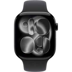 Montre connectée APPLE WATCH 46mm Alu / Noir Serie 11 M/L