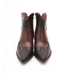 STIVALETTO TEXANO COWBOY NERO