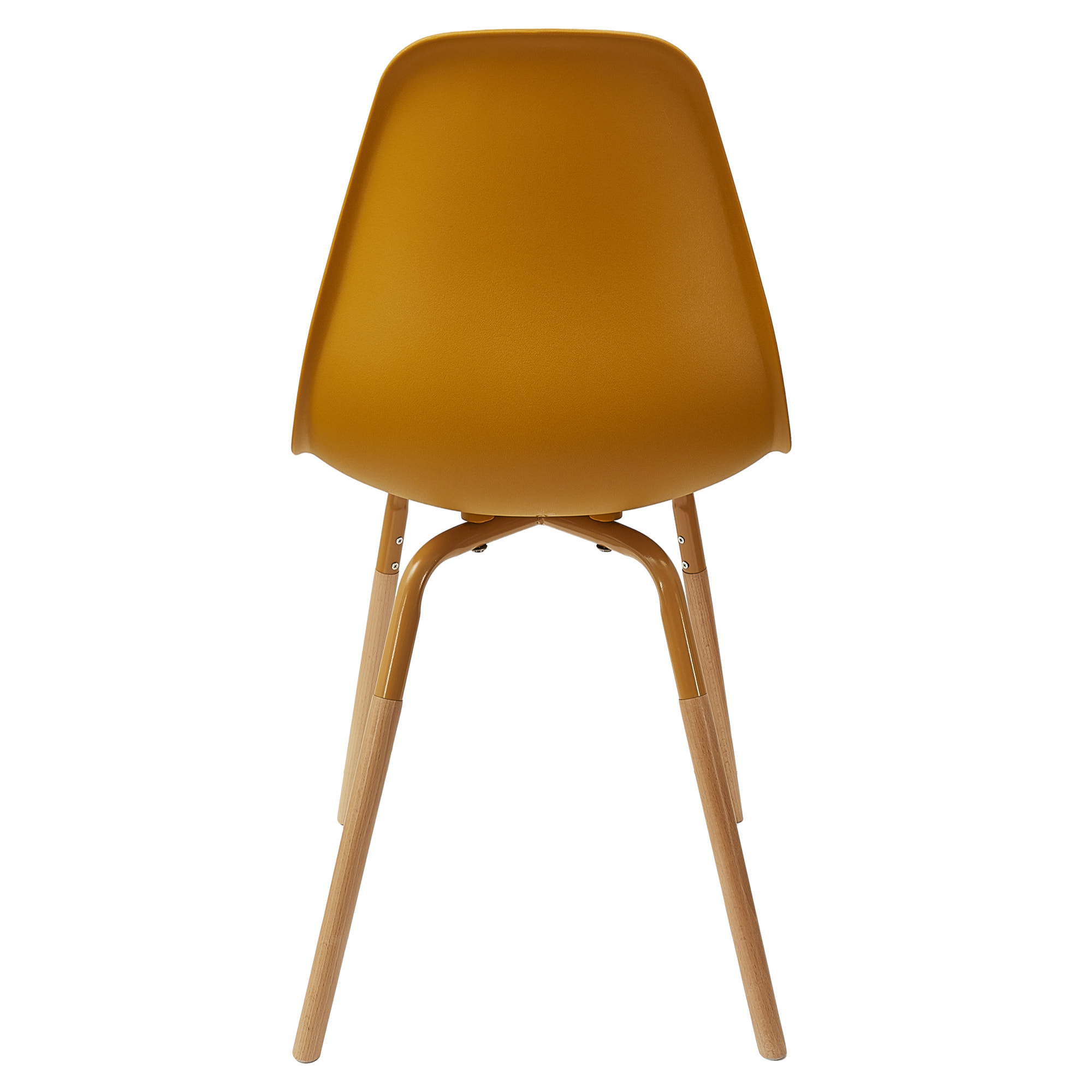 Chaise Scandinave Phenix Moutarde - Lot De 4