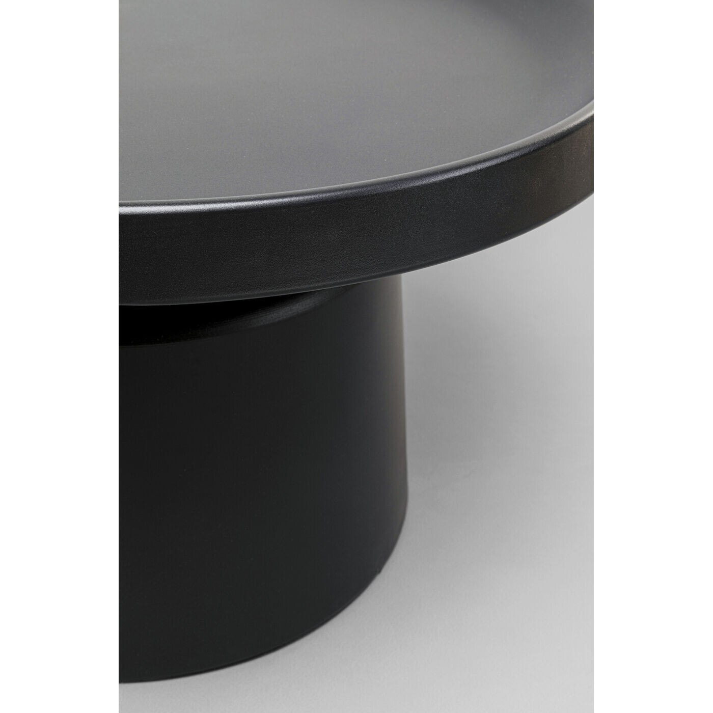 Table basse Lima 70cm noire Kare Design