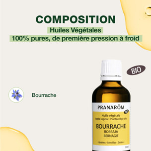 Pranarom - Huile Végétale de Bourrache - Bio - 50 ml