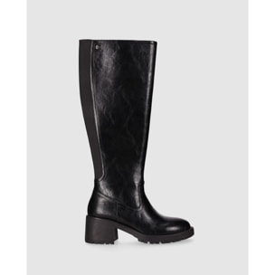 Botas - Negro - Tacón: 5 cm