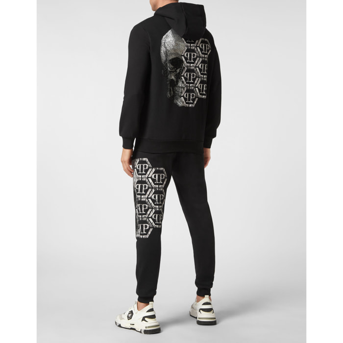 PHILIPP PLEIN Chándal: Sudadera con capucha y pantalón SKULL AND PLEIN