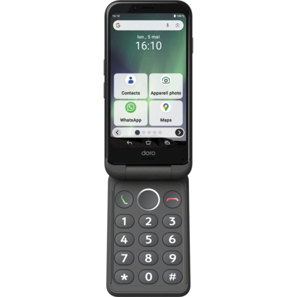Smartphone DORO Aurora A20 4G + Station charge sans fil