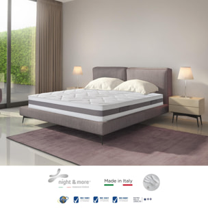 Combinazione: Materasso ''Sogno'' 1cm memory foam H18 cm 160x200 con coppia di guanciali Aloe vera