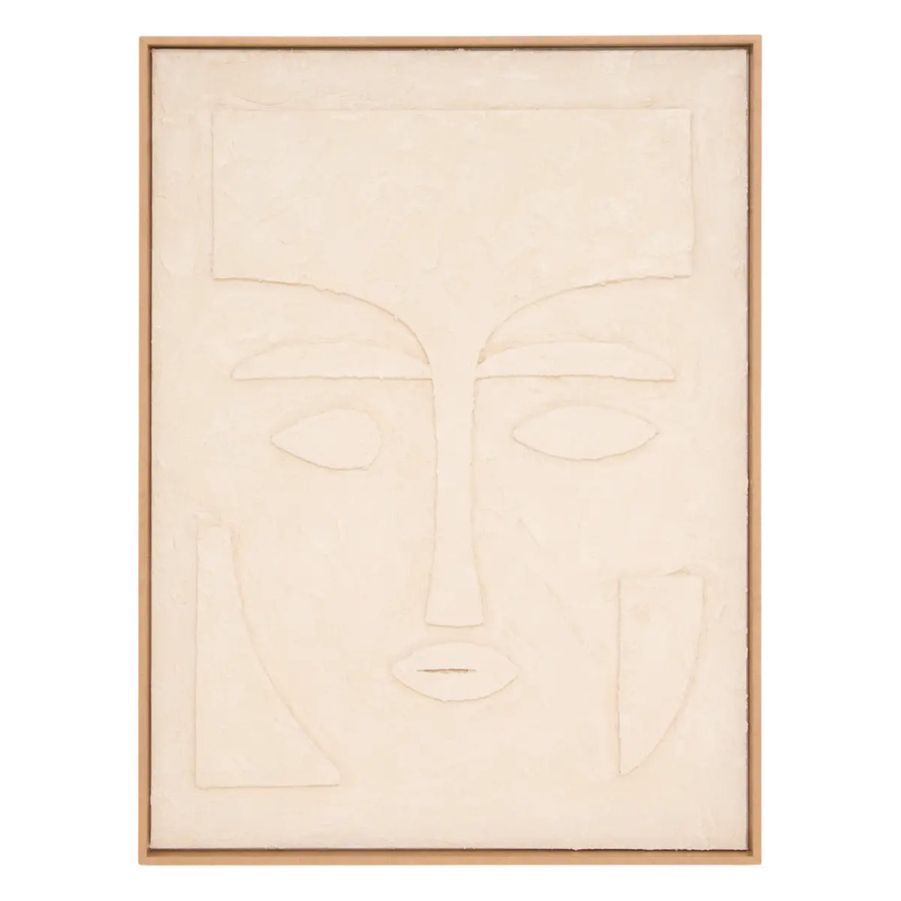 Toile 3D Nyer rectangulaire 60x80cm beige