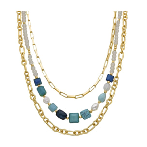 Collar Lux by Lux acabado en oro 18k