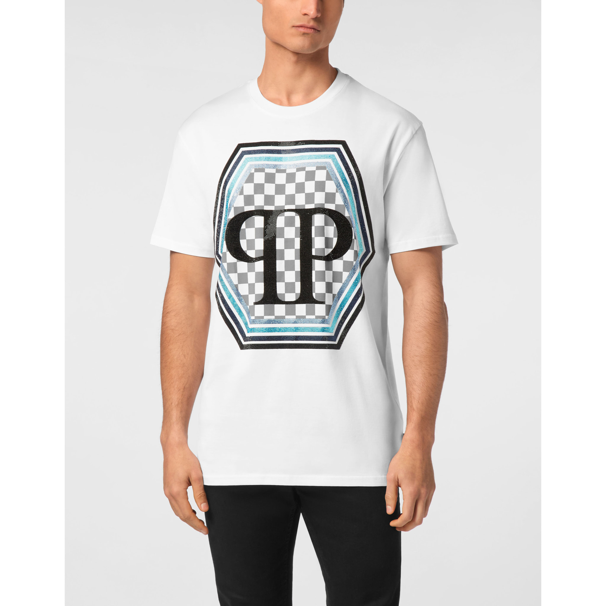 PHILIPP PLEIN Camiseta Cuello Redondo HEXAGON