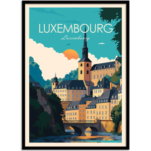 Affiche - Luxembourg - Studio Inception
