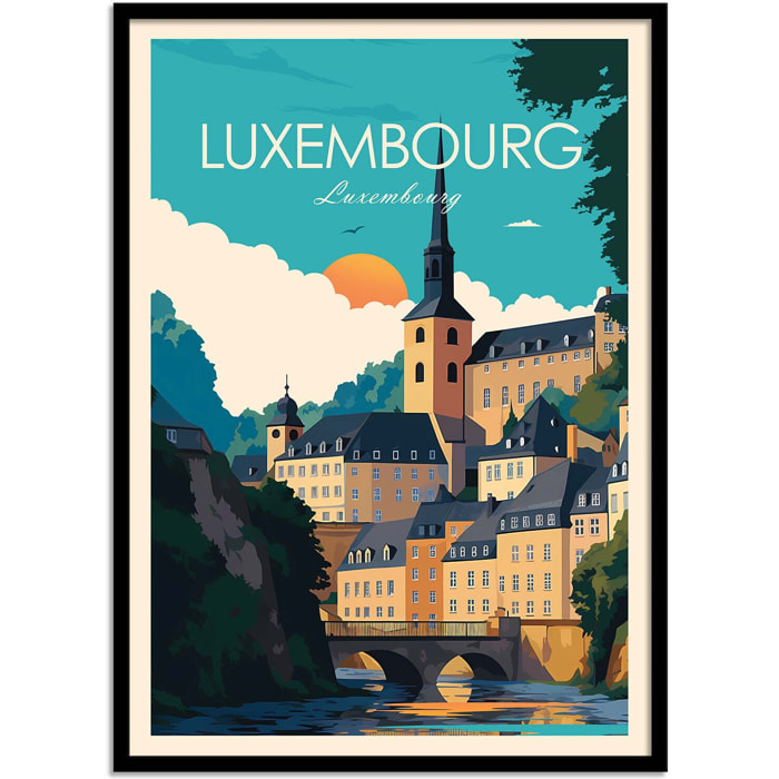Affiche - Luxembourg - Studio Inception