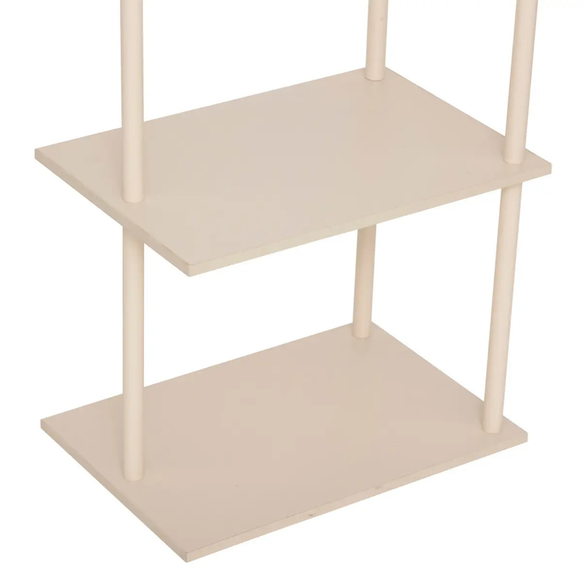 Portant à vêtements Liny 2 étagères argile