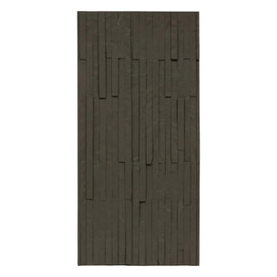 Sticker mural effet ardoise Cary gris foncé 58x28cm