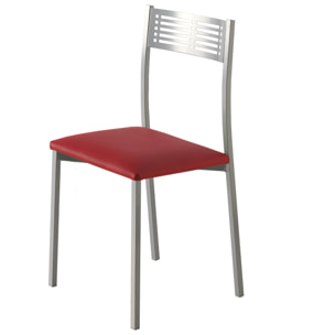 Set de 4 sillas – Polipiel con diseño minimalista