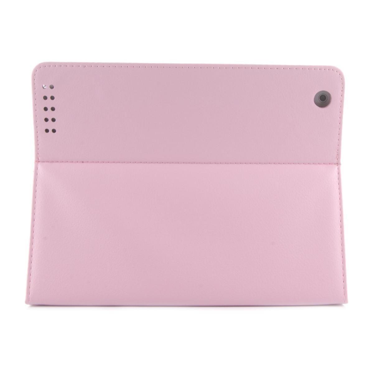 FUNDA CON TECLADO IPAD 2/3/4 -ROSA