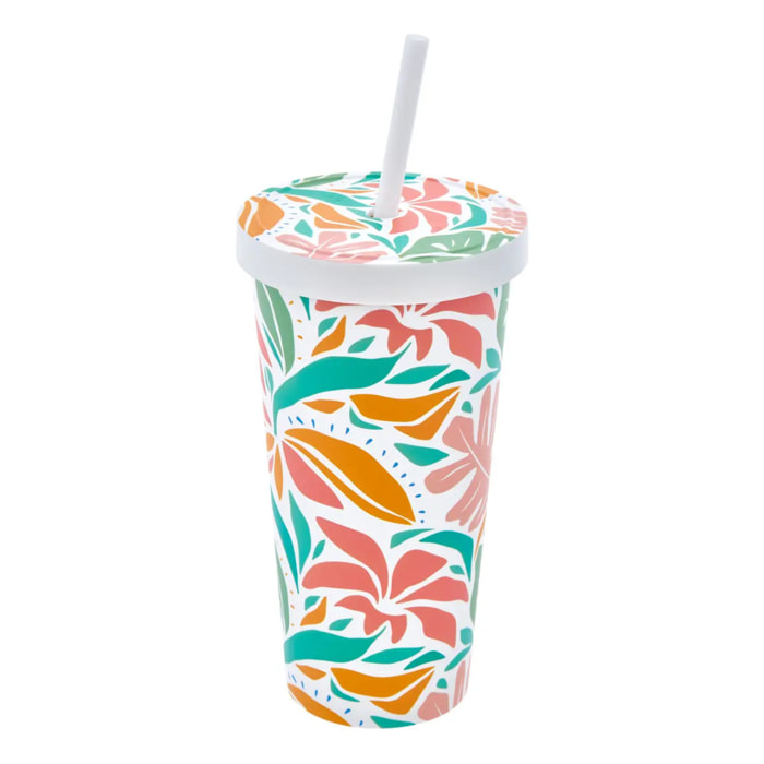 Mug Eden avec paille 55cl