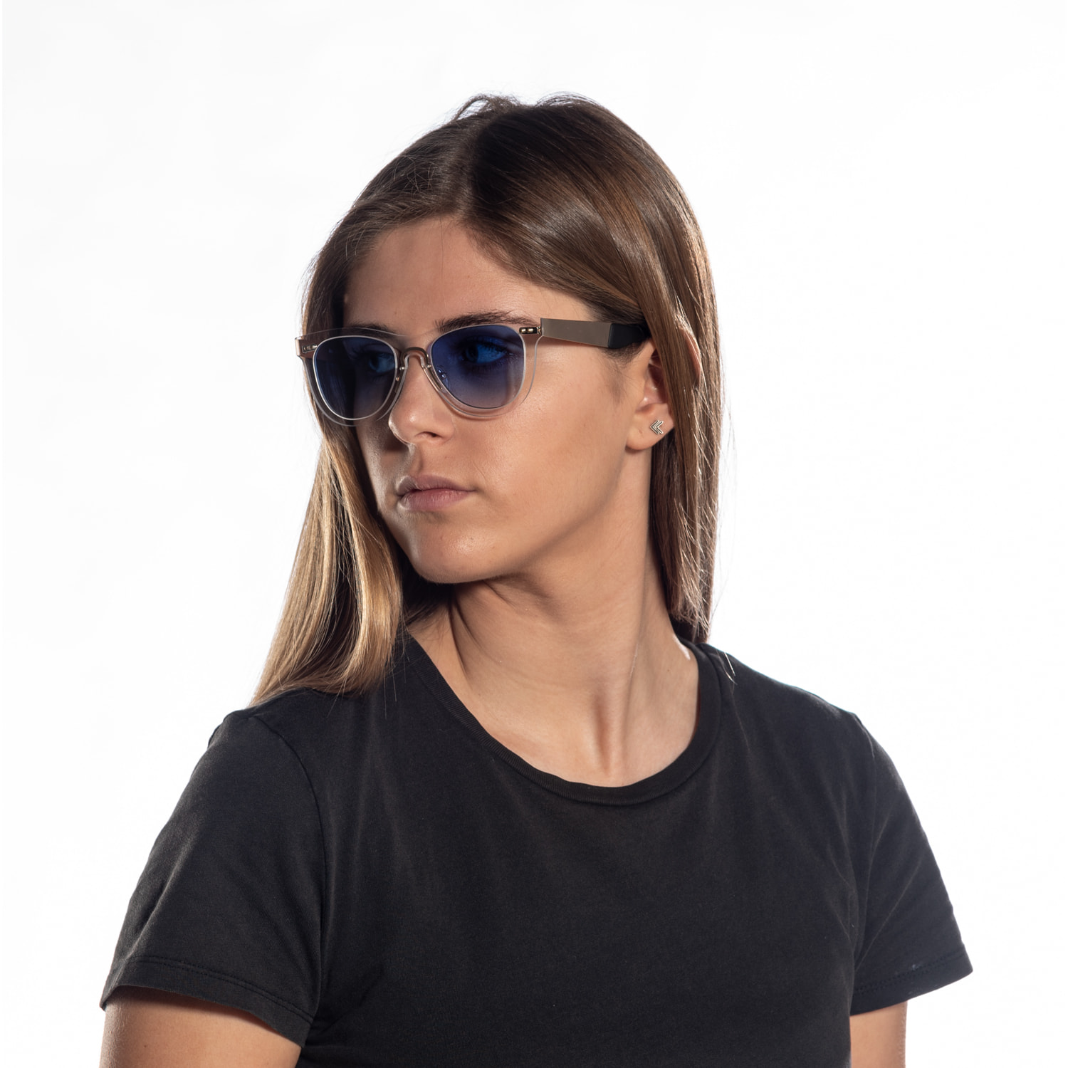 Gafas de sol OCEAN FLORENCIA - Azul cielo con montura gris y patillas amarillas