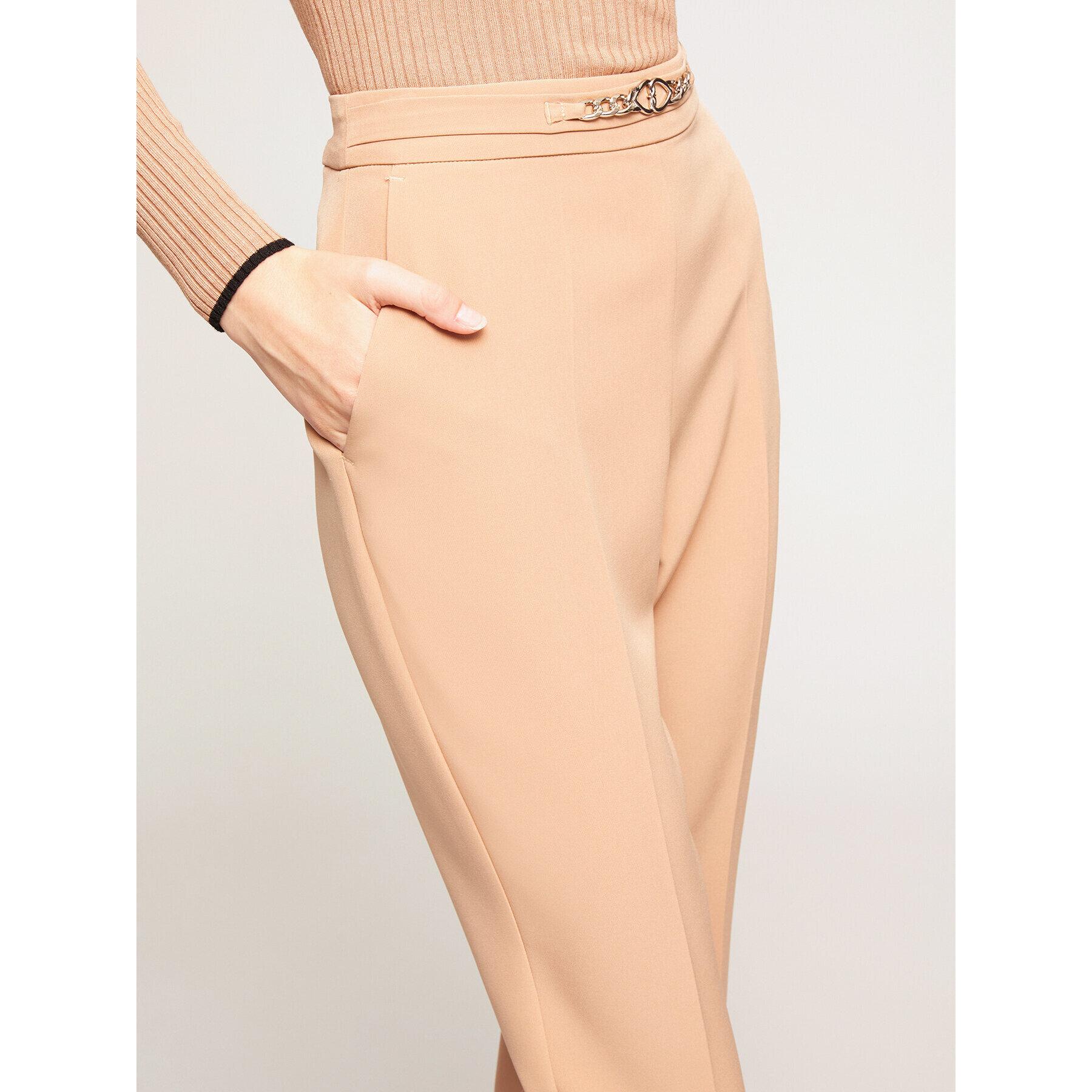 Motivi - Pantaloni flare motivo catena - Beige