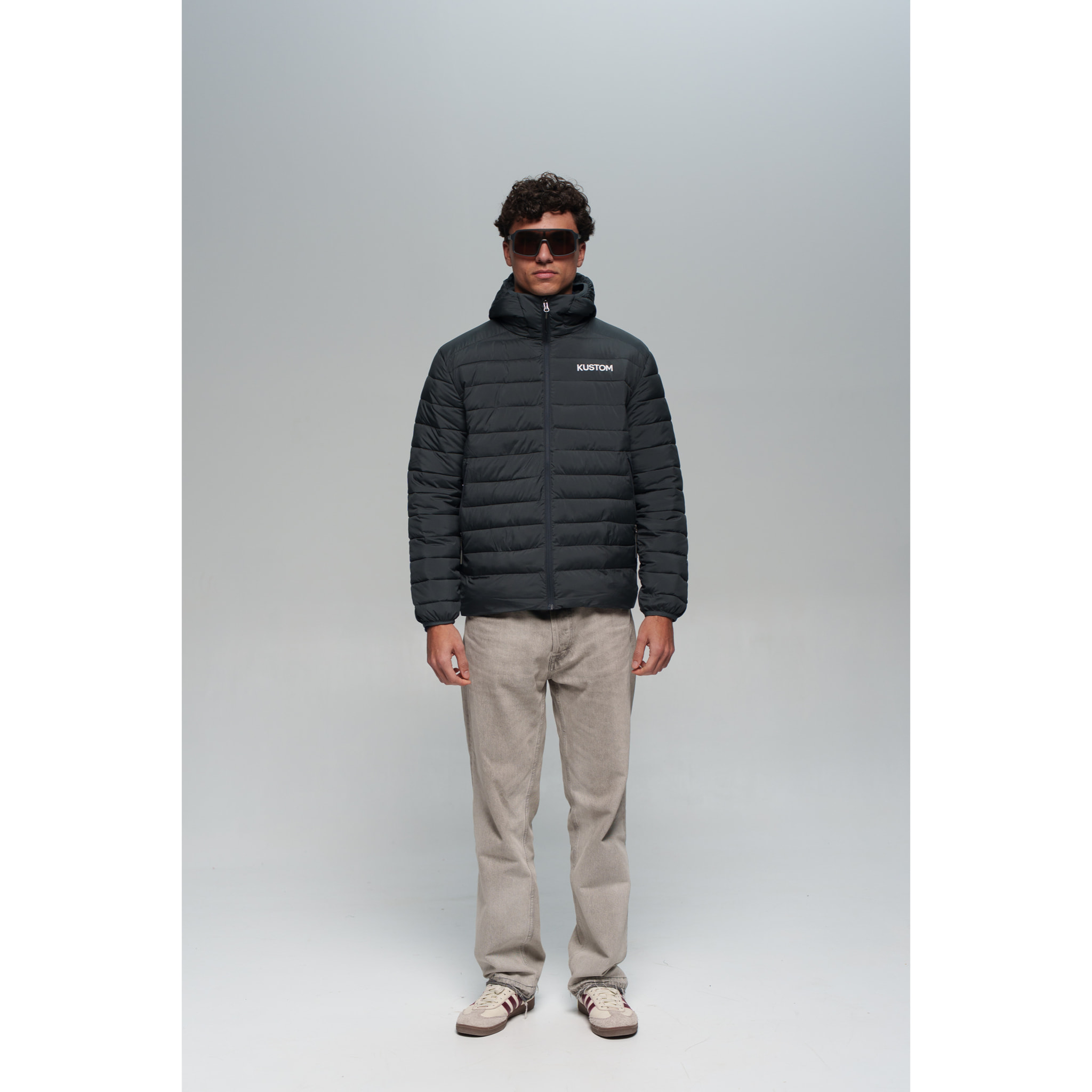 Chaqueta ligera para hombre KUSTOM SOLARA Light - Verde oscuro