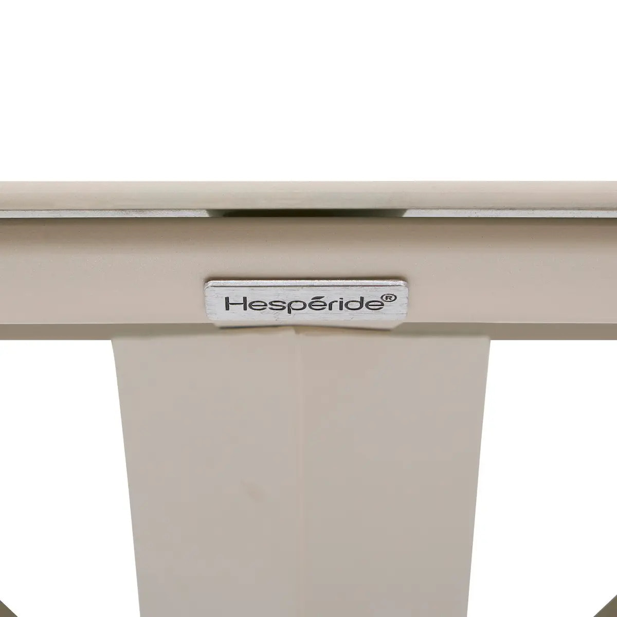 Table de jardin 6 places Oryon D130cm argile