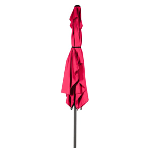 Parasol droit rectangulaire Loompa Grenade