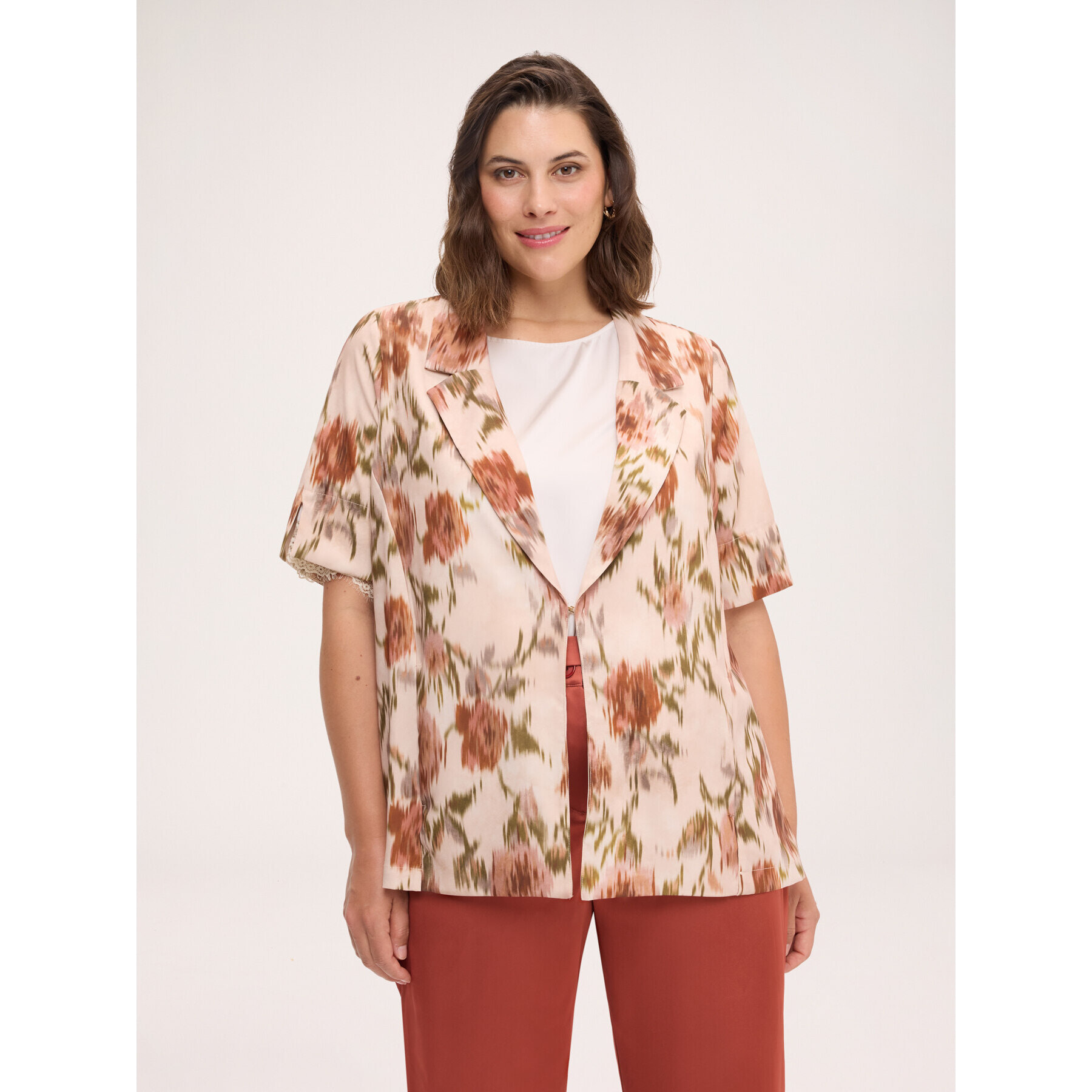 Fiorella Rubino - Giacca stampata - Beige