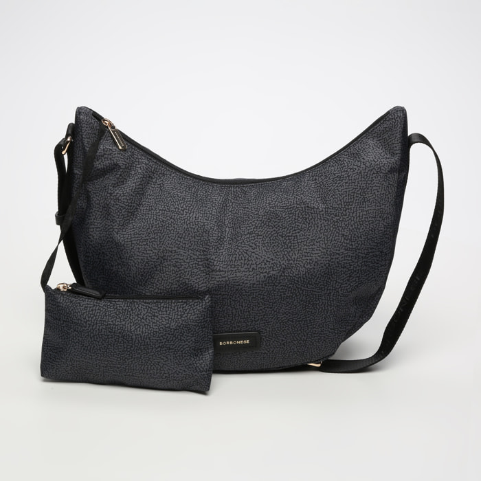 Borsa a tracolla "Luna" Flexos Soft - grigio scuro