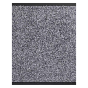 Paillasson TWISTER Gris 60x180 Fait en Europe en polyamide doux et soyeux