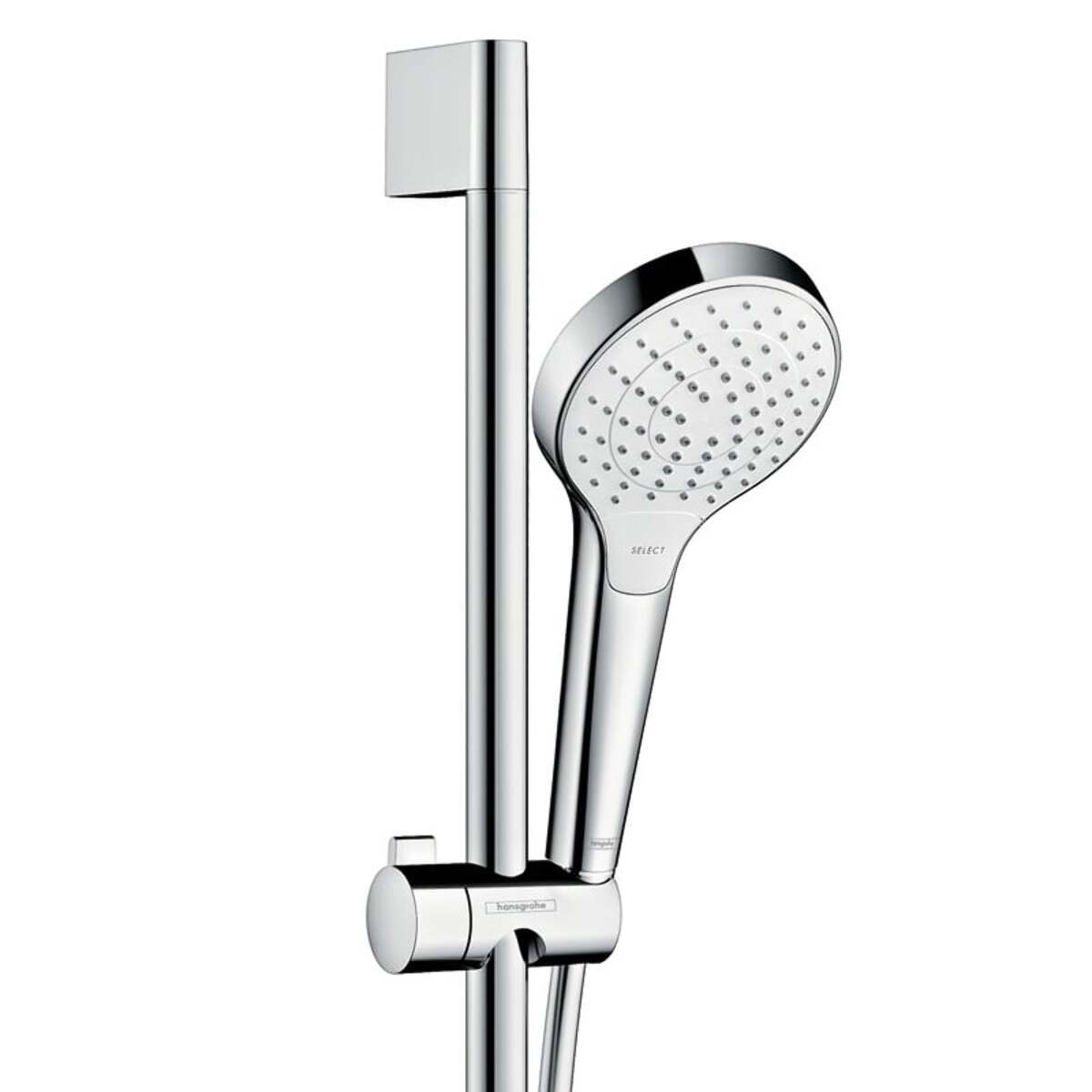 Ensemble de douche Croma Select S 110 Vario barre 65 cm blanc/chromé