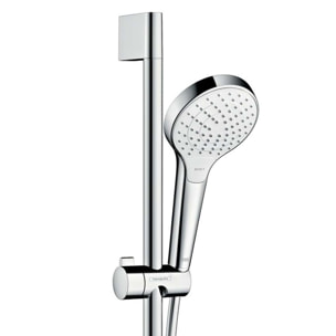 Ensemble de douche Croma Select S 110 Vario barre 65 cm blanc/chromé