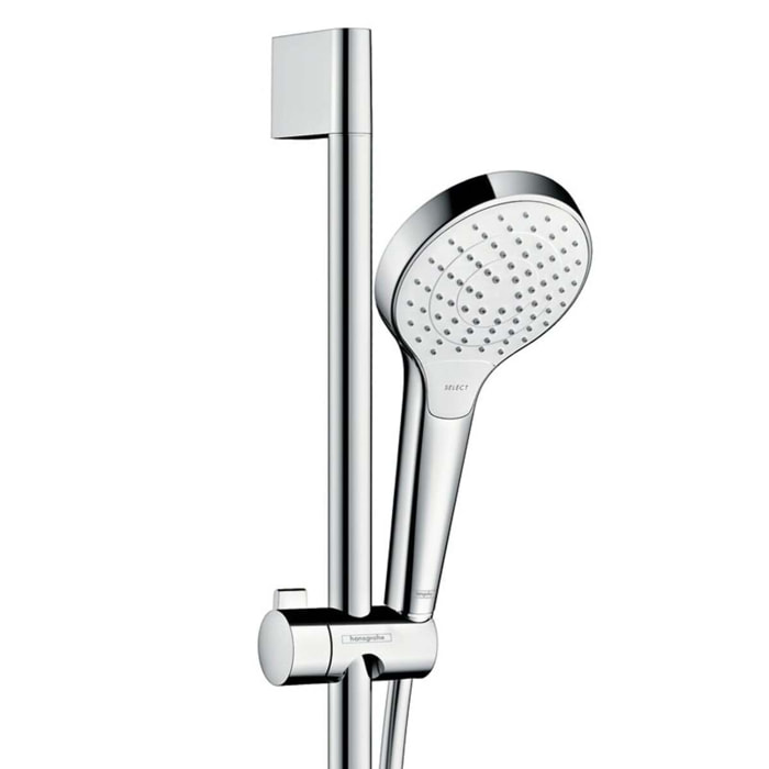 Ensemble de douche Croma Select S 110 Vario barre 65 cm blanc/chromé