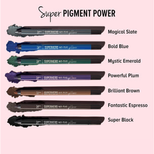 Crayon Eyeliner Waterproof BLACK - Superhero No-Tug Gel Liner