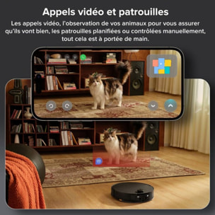 Robot Aspirateur Laveur ROBOROCK Saros 10 noir