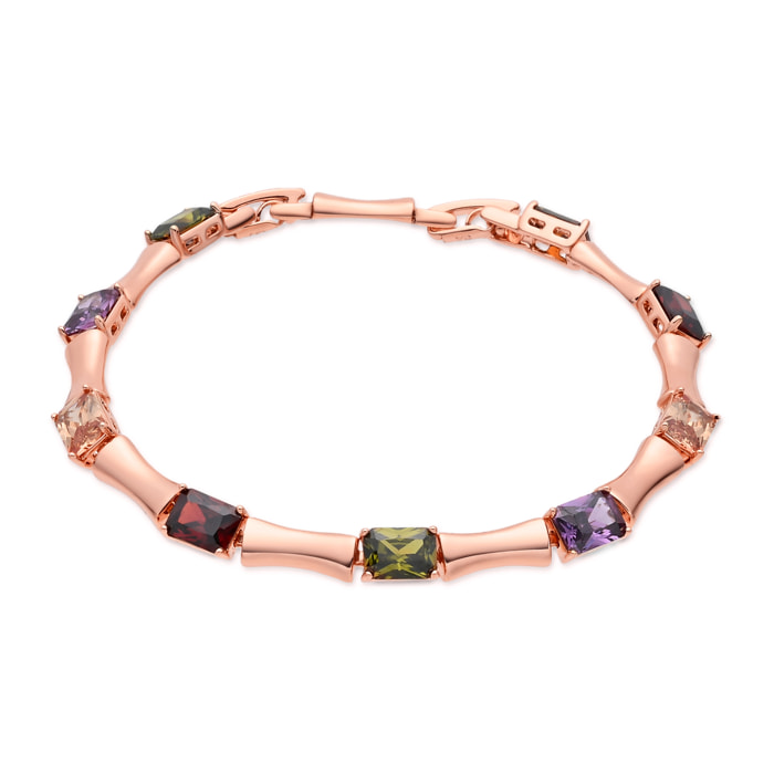 Pulsera Itsul acabado oro rosa 18k