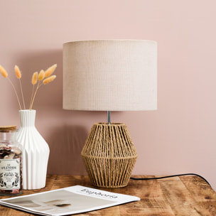 Lampe Abatjour Lin H35cm