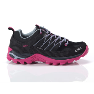 Sneakers CMP Rigel Low Wmn Trekking Wp Antracite Fuxia Nero