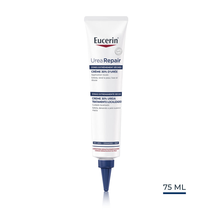 Urearepair Plus - Crème Emollient 30 % d'Urée - Peaux Sèches - 75 ml