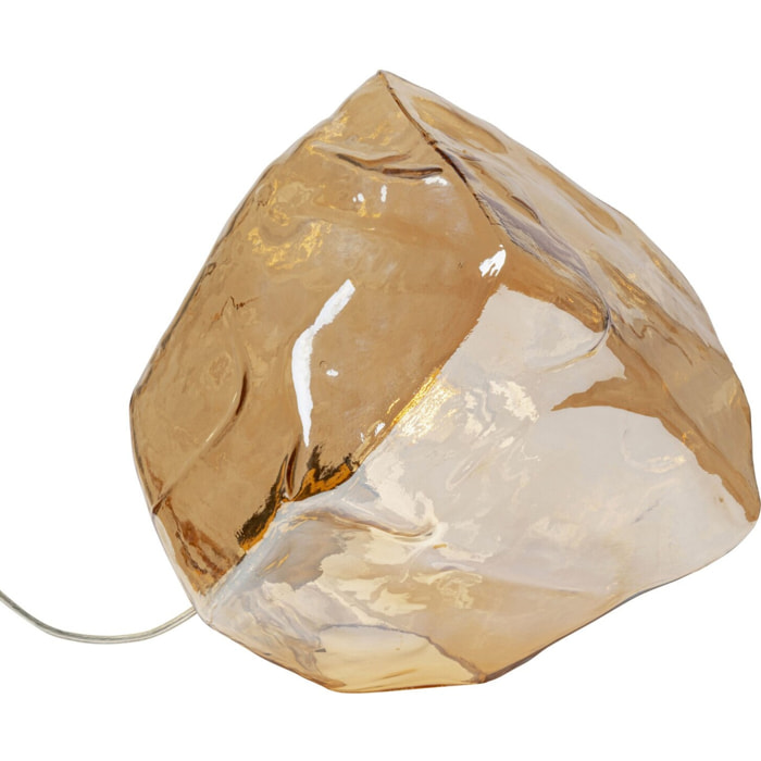Lampe Aura 30cm ambrée Kare Design