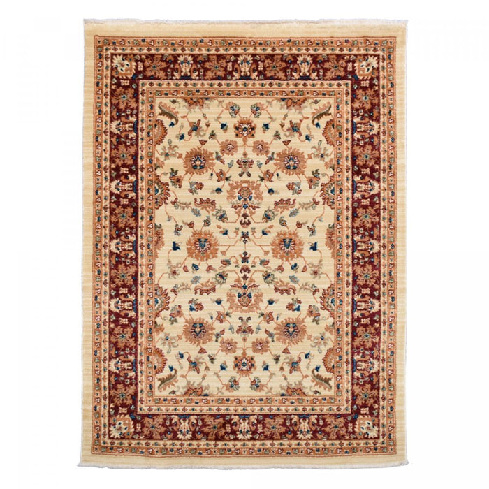 Tapis épais de 120x180 aux motif floraux traditionnels orientaux