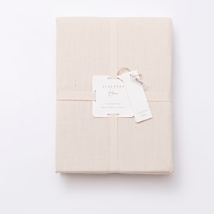 Set sábanas encimera + 2 fundas de almohada en color Ocre Scalpers Home