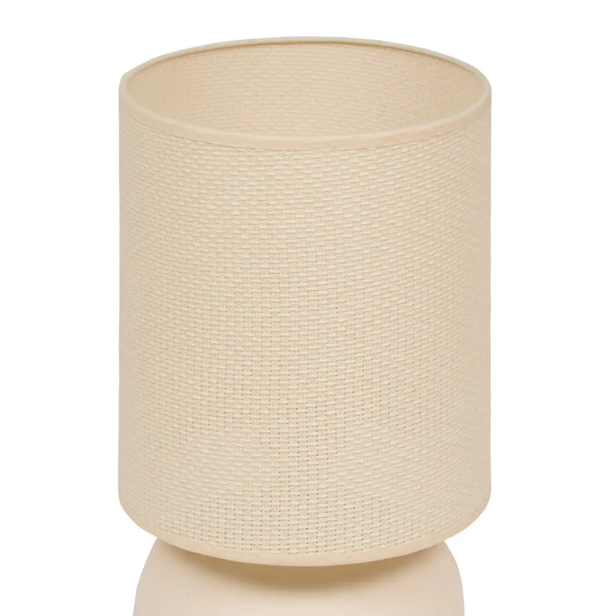 Lampe Obine cylindrique H.42cm beige