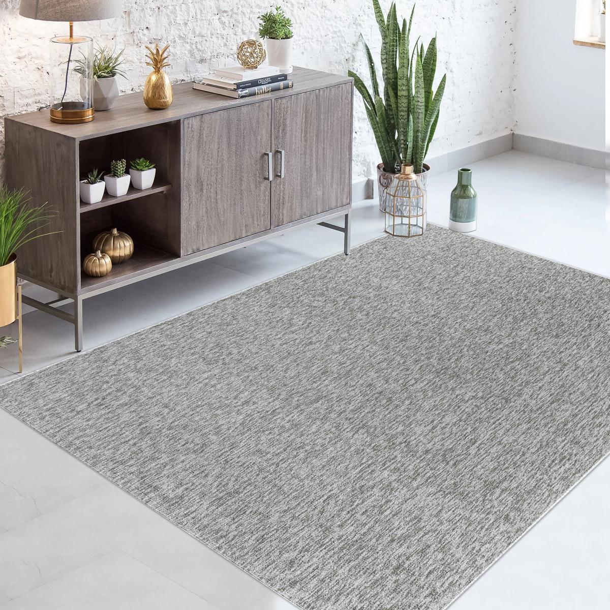 Tapis salon et chambre tissé motif uni MASU