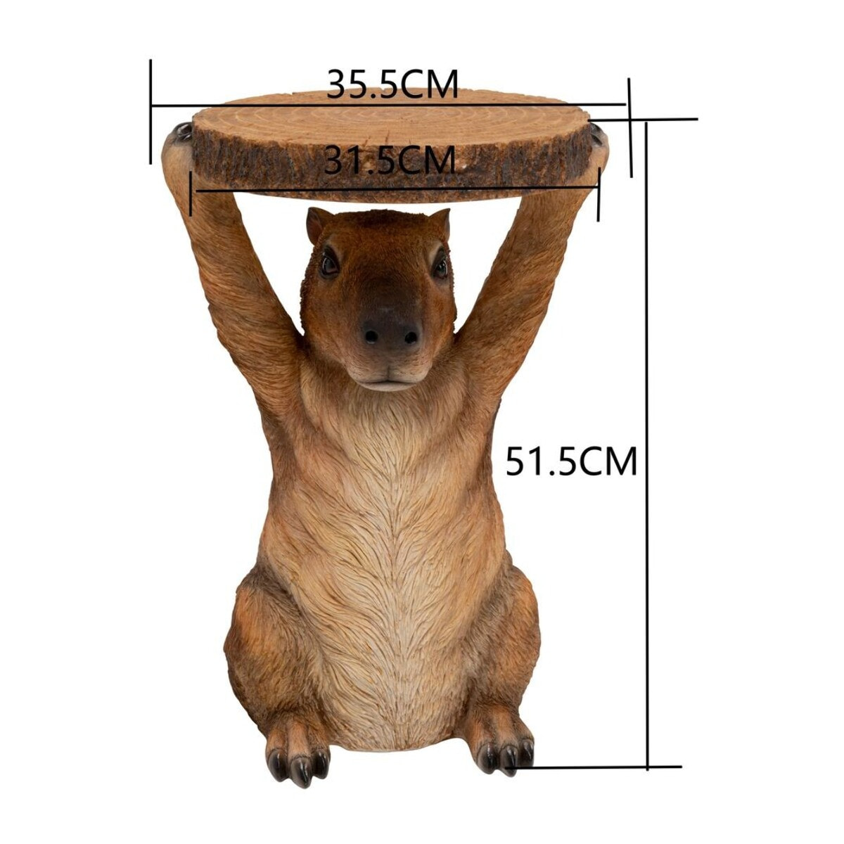 Table d'appoint Animal capybara Kare Design