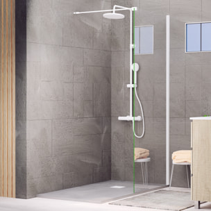 Paroi de douche Royal Blanc 70cm